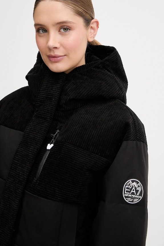 Μπουφάν για σκι EA7 Emporio Armani μαύρο AF14636.7W000374