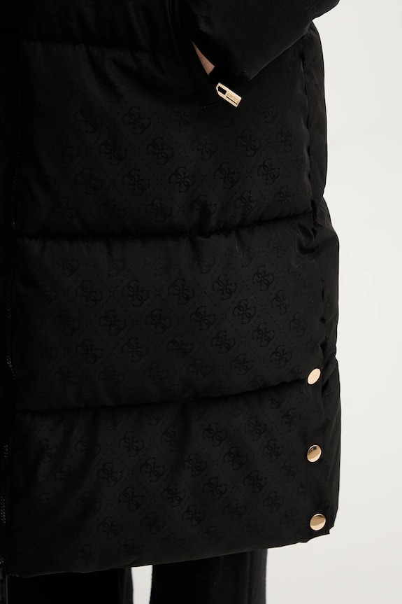 Μπουφάν Guess 4G μαύρο V5BL08.WGLW2