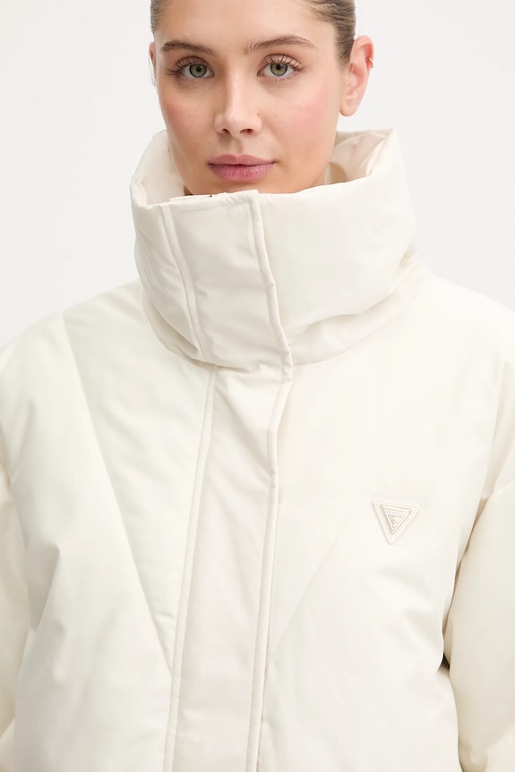 Μπουφάν Guess STEFY μπεζ V5BL13.WHHZ2