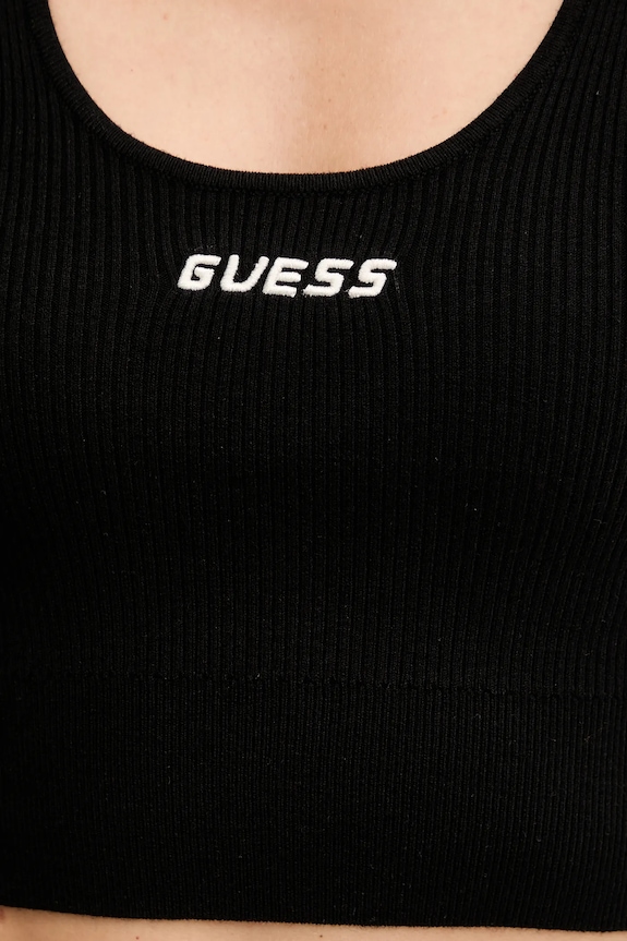 Guess top gyapjúkeverékből FLAMINIA V5BP05.Z3JD2 fekete