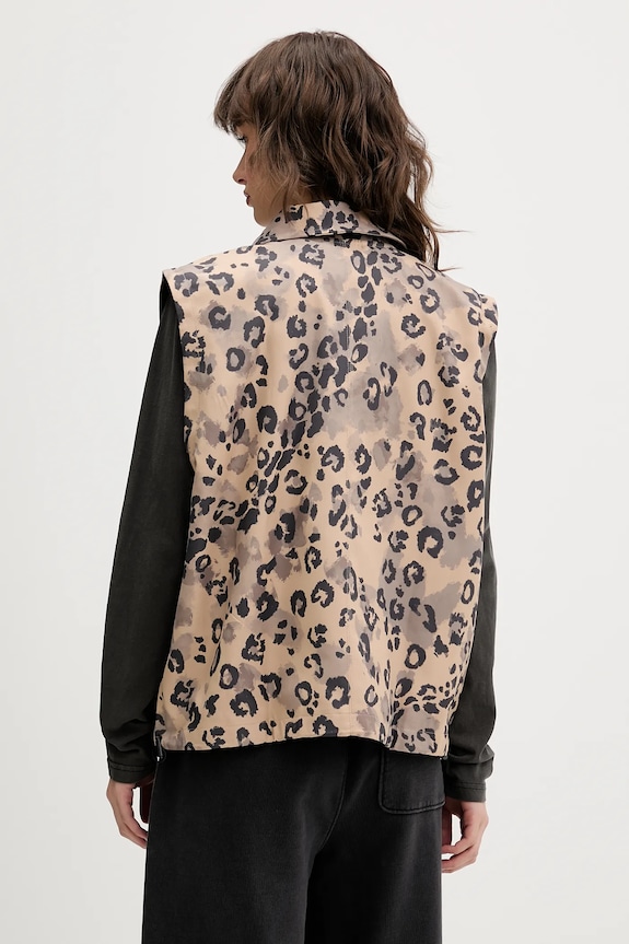 Îmbrăcăminte adidas vestă Animal Print 3-Stripes JV6957 bej