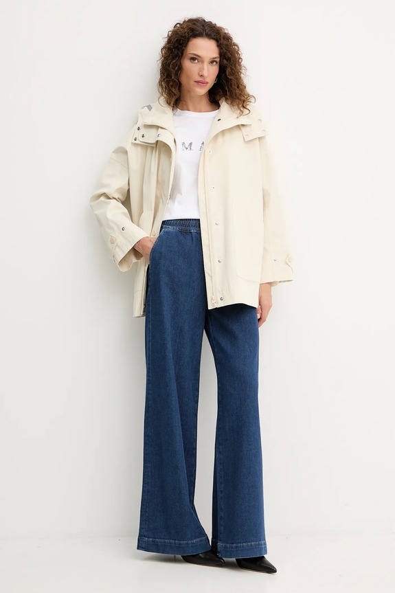 MM by Max Mara geacă LABBRO 2526026017600 bej AW25