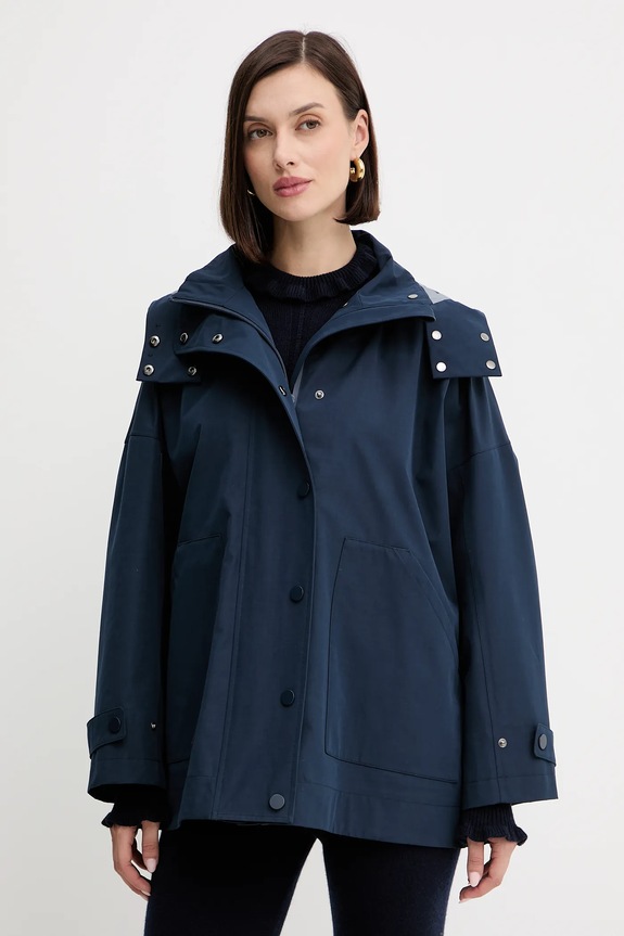 Bunda MM by Max Mara LABBRO nezateplené tmavomodrá 2526026017600