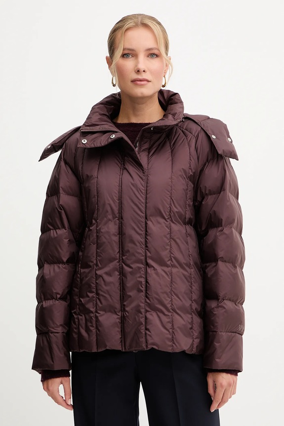 Bunda MM by Max Mara ROMOLO zateplené burgundské 2526486018600