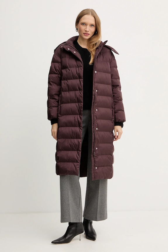 MM by Max Mara kurtka CARIOCA 2526496018600 bordowy AW25