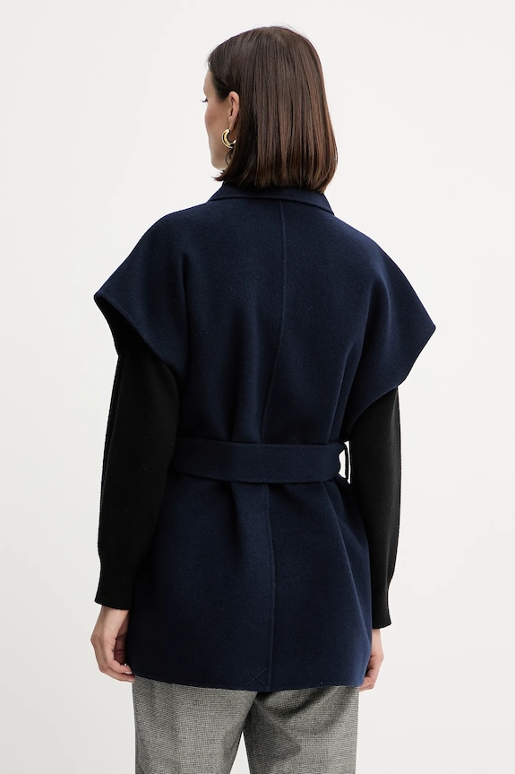 Îmbrăcăminte Weekend Max Mara vestă de lână ELEGIA 2525276021600 bleumarin