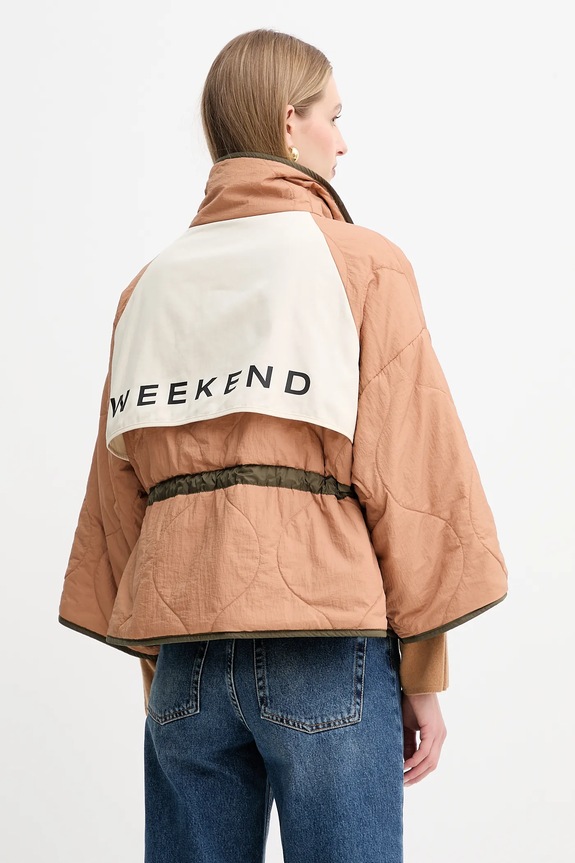 Weekend Max Mara kurtka dwustronna RONCO 2525486011600 zielony