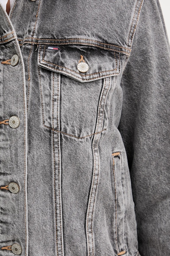 Tommy Jeans kurtka jeansowa DW0DW21555 szary
