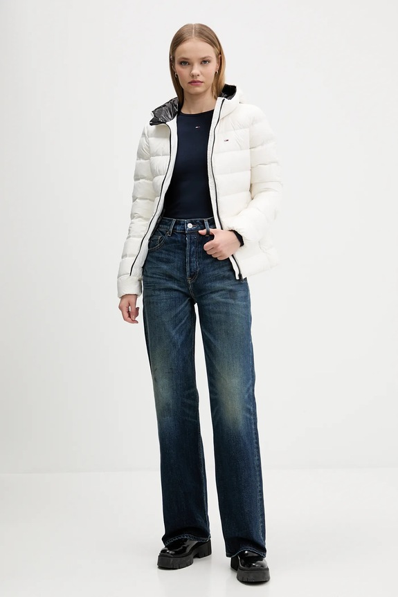 Tommy Jeans pehelydzseki DW0DW21617 fehér AW25