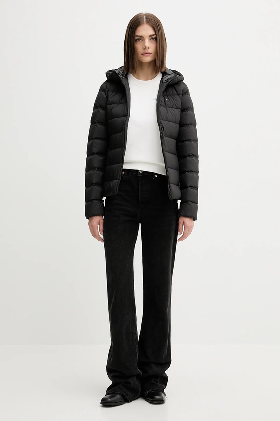 Puhovka Tommy Jeans DW0DW21617 črna AW25