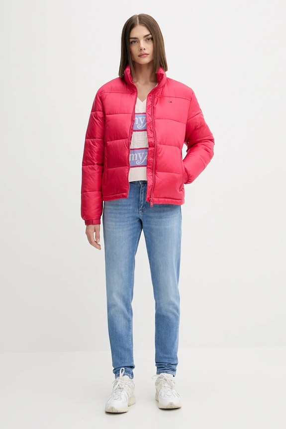 Tommy Jeans giacca DW0DW21619 rosa AW25
