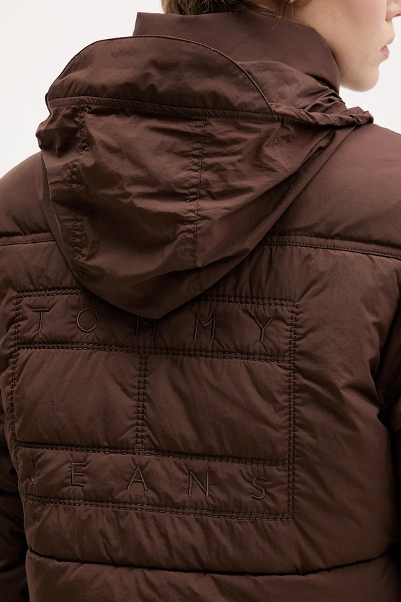 Bunda Tommy Jeans DW0DW21620 hnědá