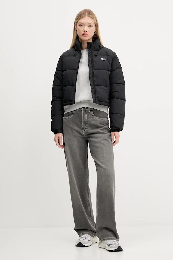 Μπουφάν Tommy Jeans DW0DW21620 μαύρο AW25