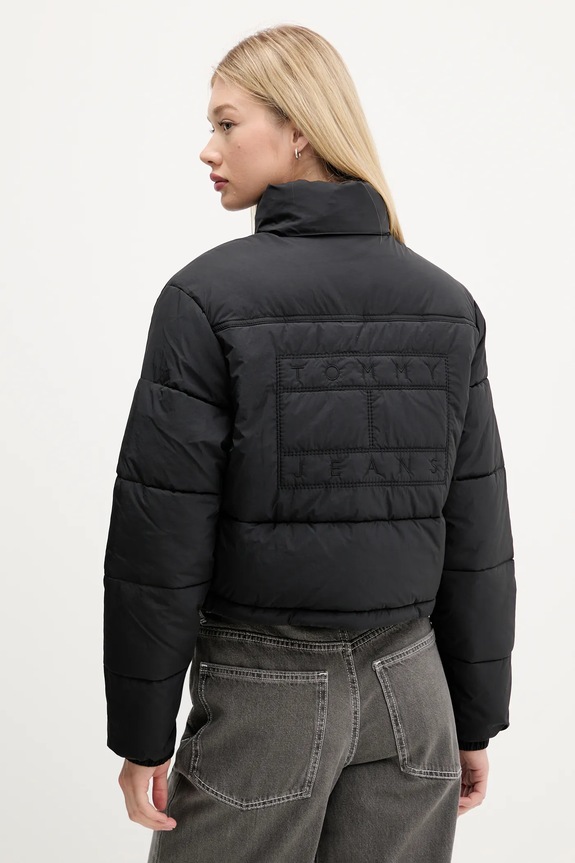 Ρούχα Μπουφάν Tommy Jeans DW0DW21620 μαύρο