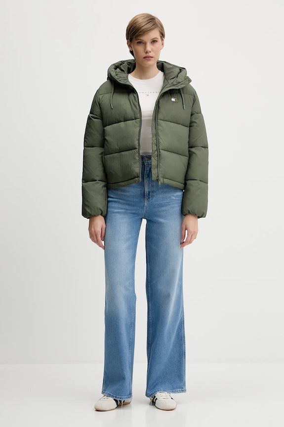 Bunda Tommy Jeans DW0DW21625 zelená AW25