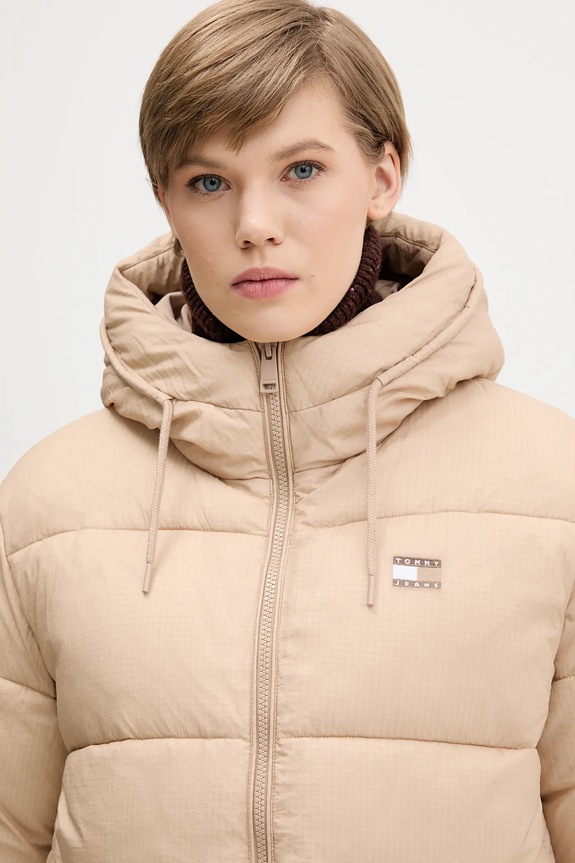 Bunda Tommy Jeans béžová DW0DW21625