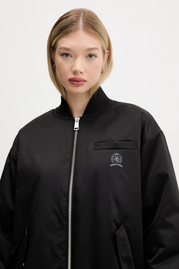 Jakna Tommy Jeans crna DW0DW21629