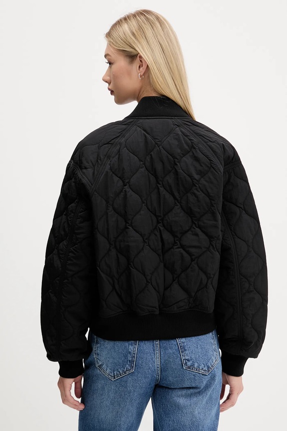 Ρούχα Μπουφάν bomber Tommy Jeans DW0DW21631 μαύρο