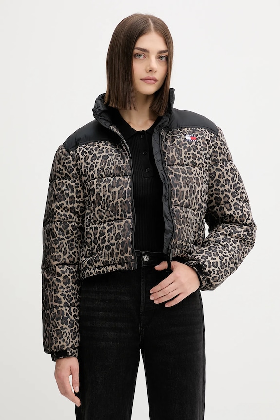 Jakna Tommy Jeans rjava DW0DW21967