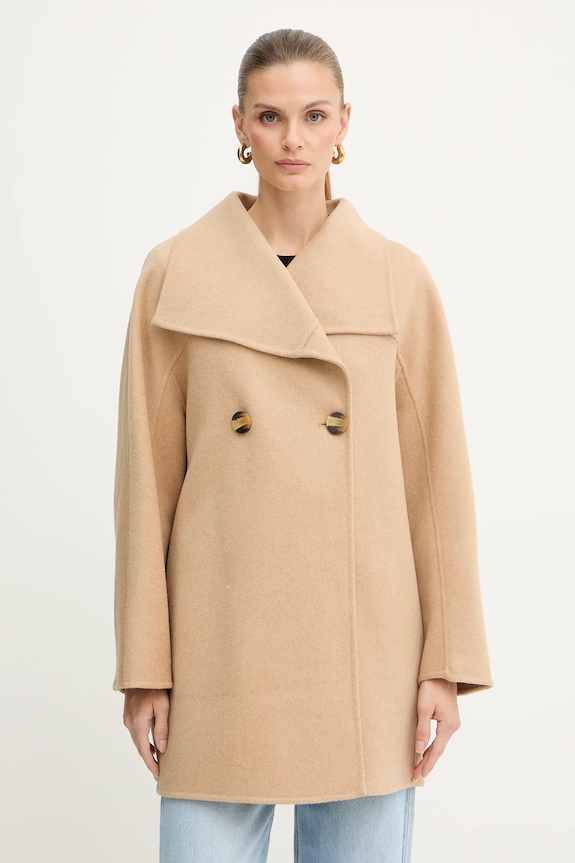 Armani Exchange haină cu lână necaptusit bej XW000715.AF16216