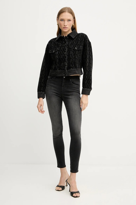 Rifľová bunda Armani Exchange XW000819.AF16092 čierna AW25