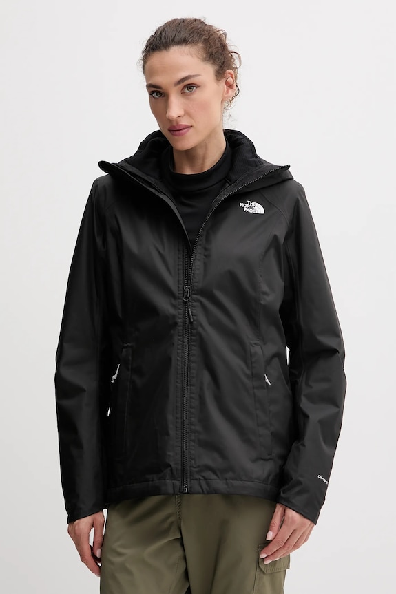 Bunda The North Face Quest Triclimate jemné zateplenie čierna NF0A3Y1I4H01