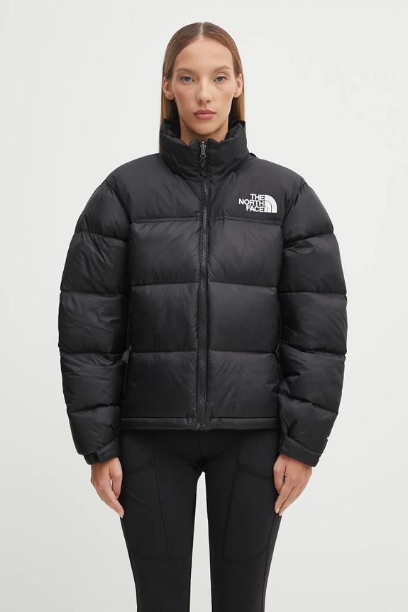 Μπουφάν με επένδυση από πούπουλα The North Face 1996 Retro Nuptse πουπουλένιο μαύρο NF0A3XEOGOF1