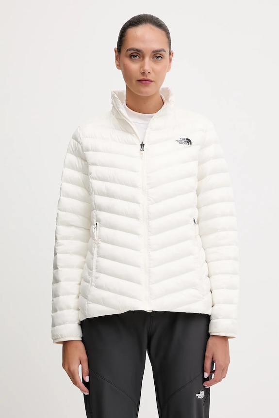 Turistická bunda The North Face Huila jemné zateplenie biela NF0A8DW6QLI1
