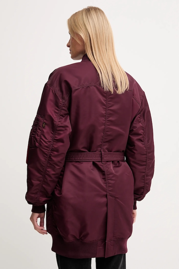 Odzież Alpha Industries kurtka 258011.608 bordowy