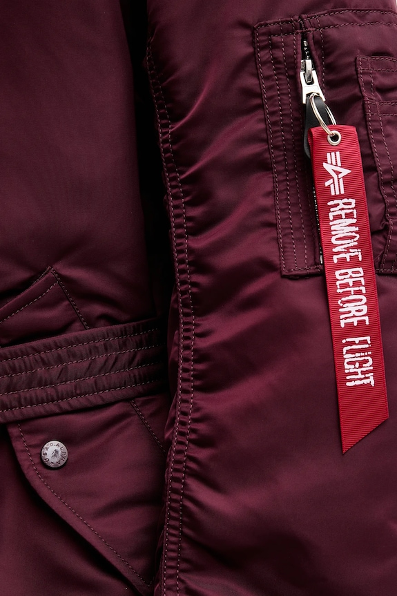Alpha Industries kurtka 258011.608 bordowy