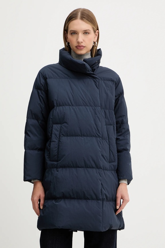 Weekend Max Mara kurtka puchowa TENUTA bez kaptura granatowy 2525496032600