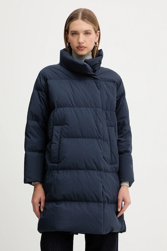 Weekend Max Mara kurtka puchowa TENUTA bez kaptura granatowy 2525496032600