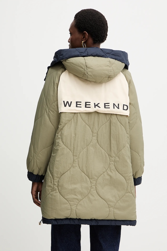 Weekend Max Mara kurtka dwustronna ANFORA 2525496062600 granatowy