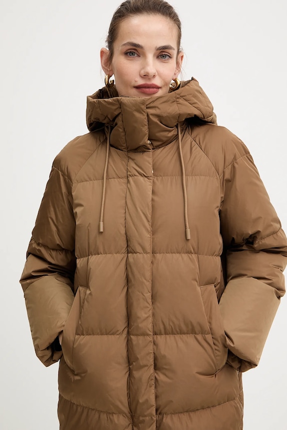 Weekend Max Mara geacă de puf NEWBEMBO maro 2525496072600