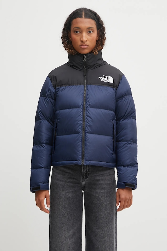 Páperová bunda The North Face 1996 Retro Nuptse zateplené tmavomodrá NF0A3XEOGOB1