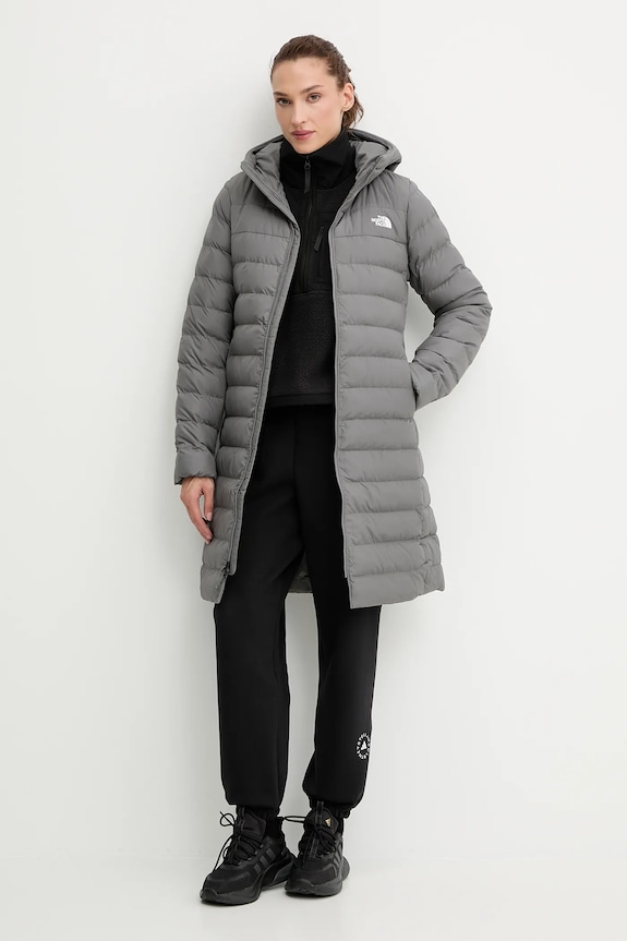 The North Face geacă Aconcagua NF0A88TA0UZ1 gri AW25