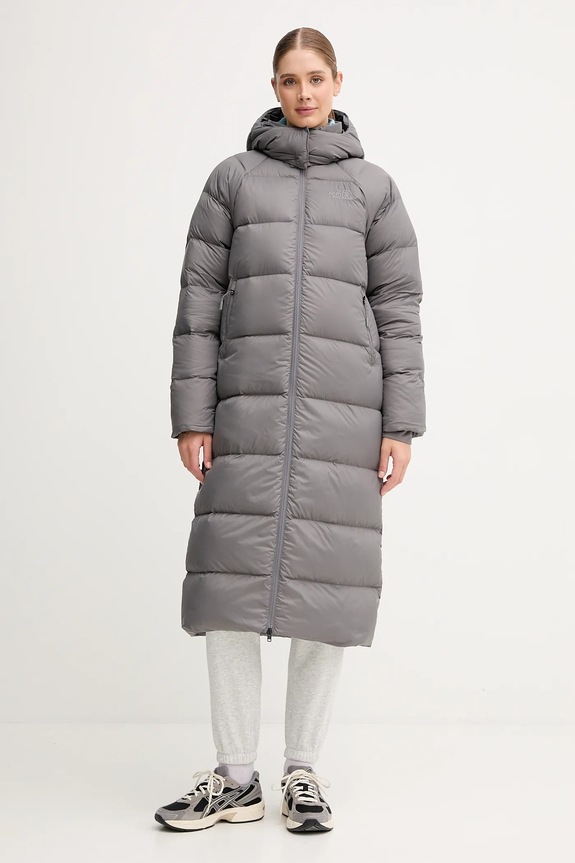 Páperová bunda The North Face Hydrenalite City zateplené sivá NF0A8D3N0UZ1