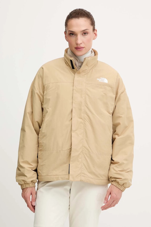 The North Face kifordítható sportkabát Yumiori enyhén szigetelt zöld NF0A8E87QV31