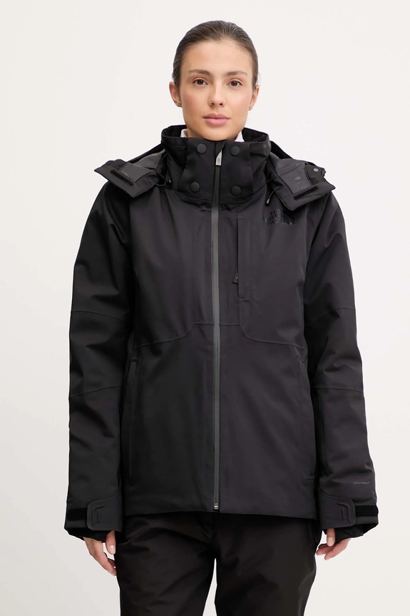 Μπουφάν για σκι The North Face Lenado χειμερινά σπόρ μαύρο NF0A8DDSJK31