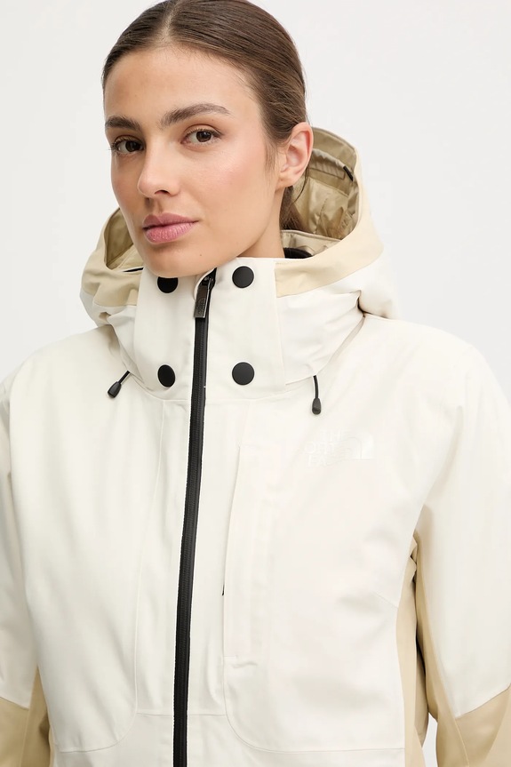 The North Face geacă de schi Lenado bej NF0A8DDSTOB1