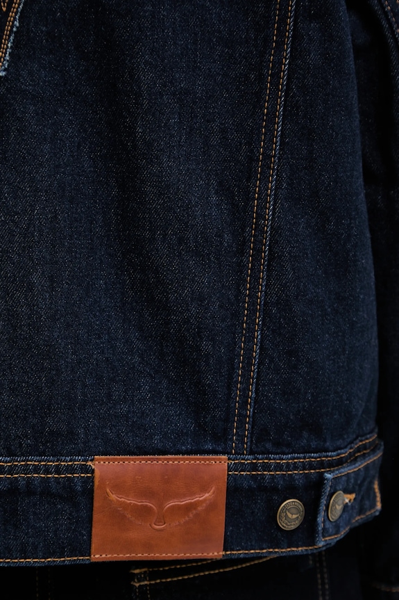 ZADIG&VOLTAIRE geacă jeans WWOW01701 bleumarin
