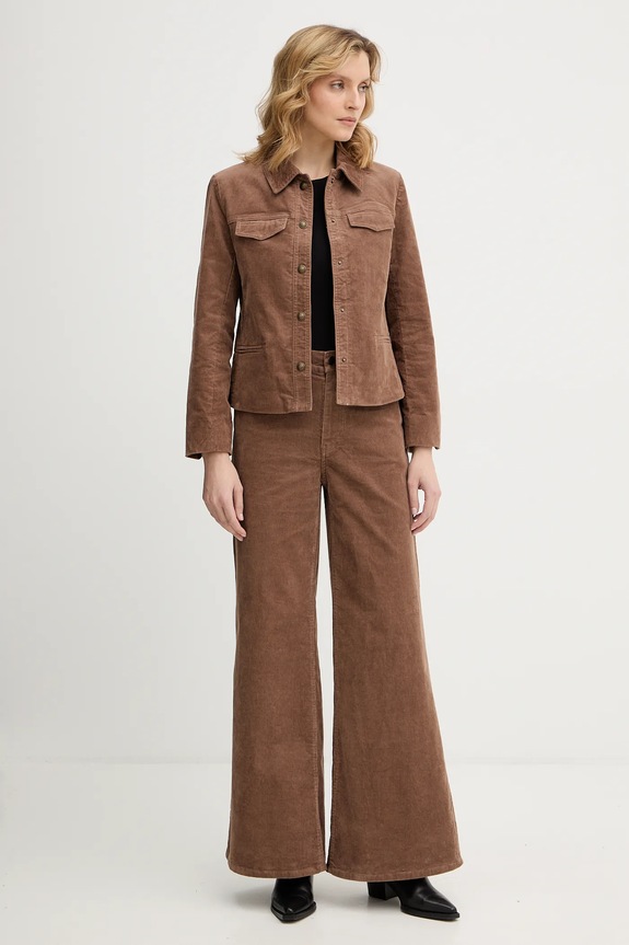 Menčestrová bunda ZADIG&VOLTAIRE WWOW01703 hnedá AW25