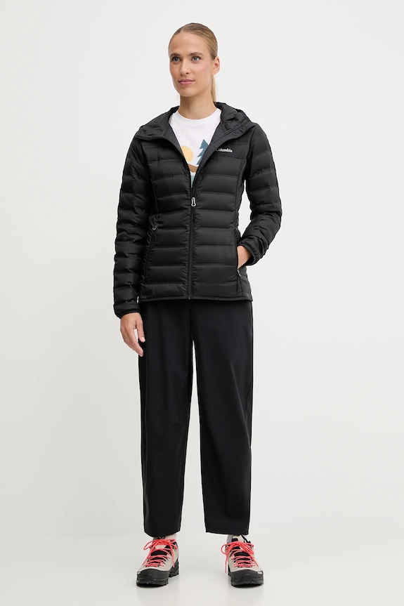 Péřová sportovní bunda Columbia Lake 24 2088363 černá AW25