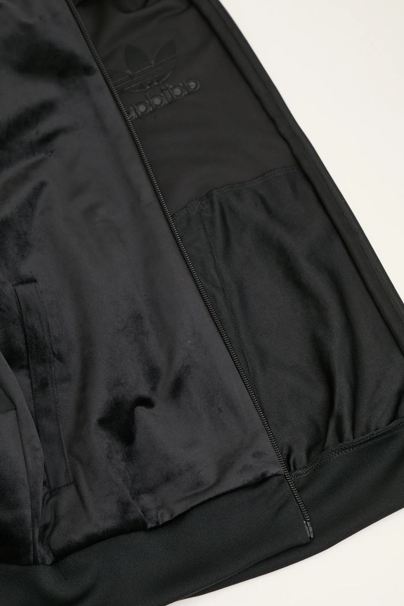 adidas Originals bluza welurowa Velvet Tt JY2592 czarny