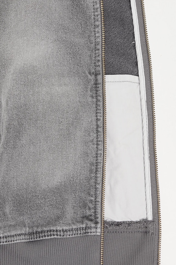 Bunda adidas Originals Denim Tt JY2564 sivá