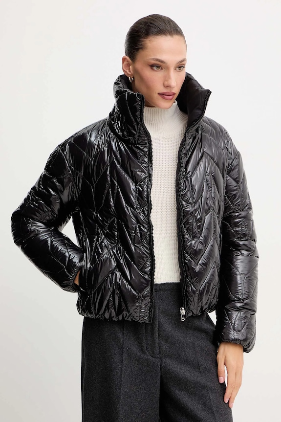 Bunda Patrizia Pepe 2O0189.A647 čierna AW25