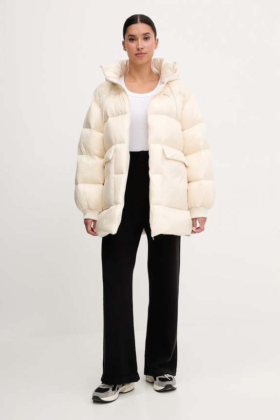 Pernata jakna Puma 688389.D bež AW25