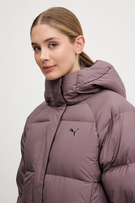 Μπουφάν με επένδυση από πούπουλα Puma μωβ 688392.D