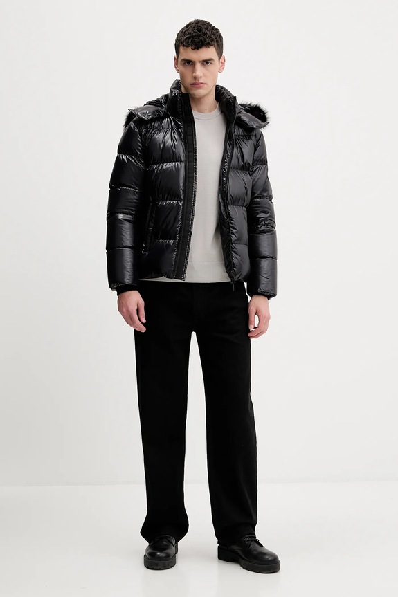 Μπουφάν με επένδυση από πούπουλα MOOSE KNUCKLES Kings M35MJ144S μαύρο AW25