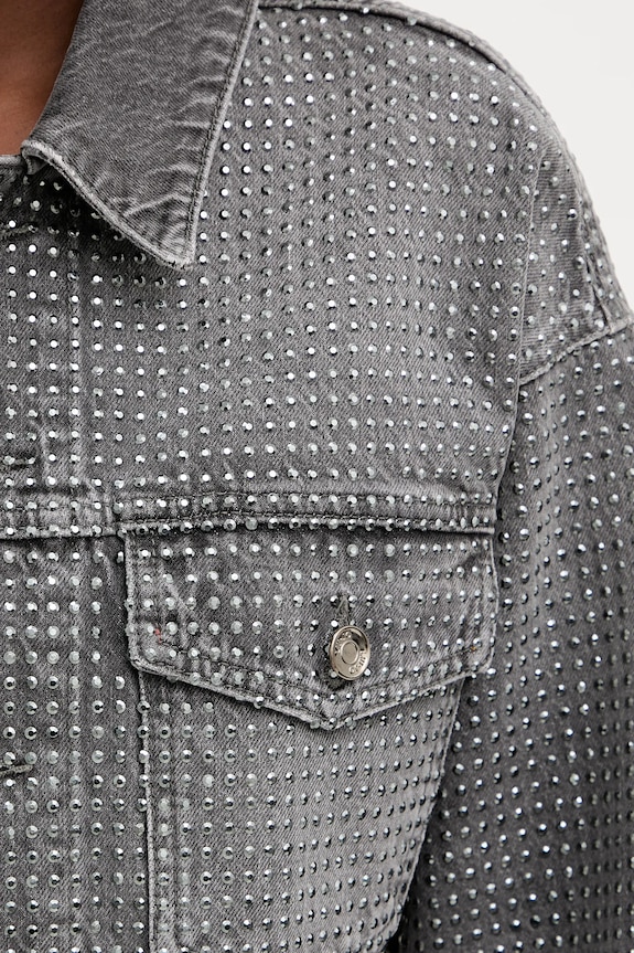 Liu Jo giacca di jeans UF5088.D5020 grigio